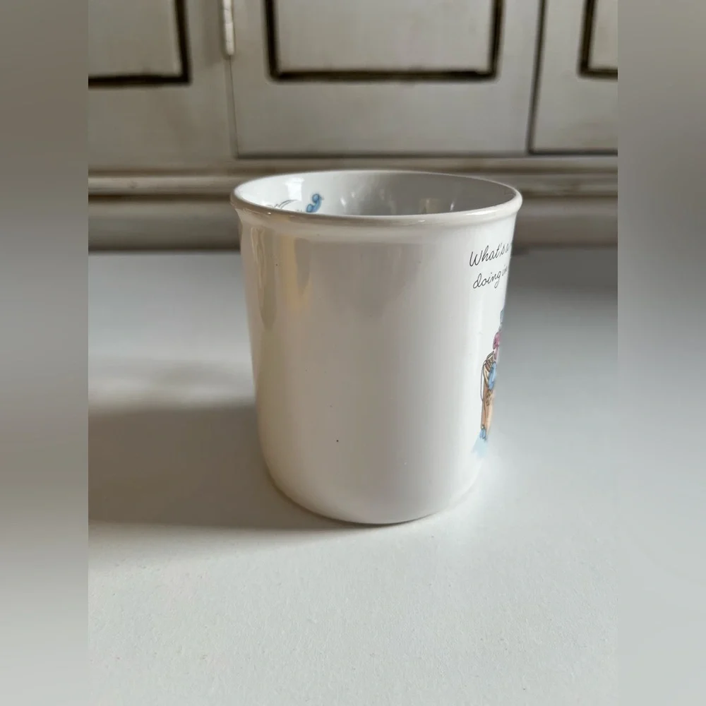 Vintage 80's Hallmark Rim Shots Coffee Cup Office Humor Mug Secretary Assistant